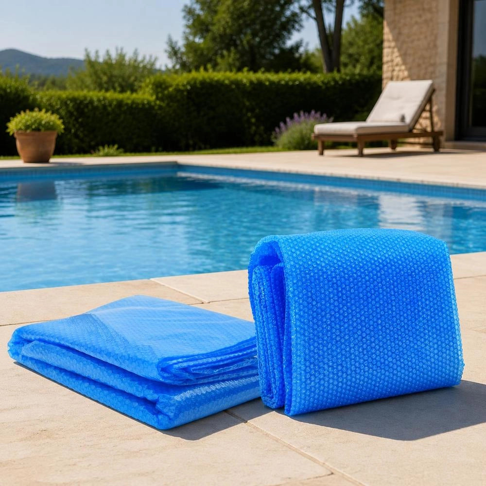 Rectangular Pool Cover 260 X 160 Cm PE Blue