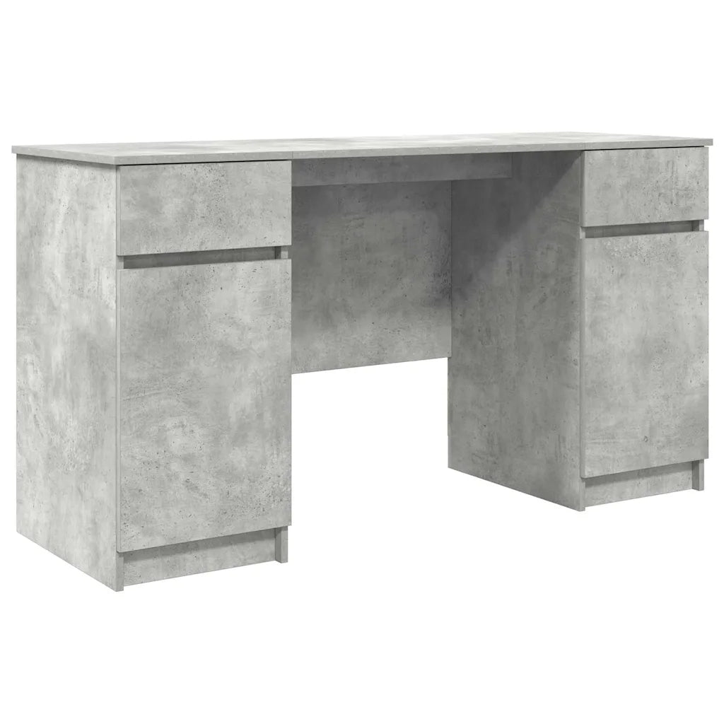 Scrivania Grigio cemento 140 x 49 x 76 cm Legno multistrato 3328510