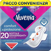 NUVENIA ASSORBENTI ULTRA GOOD NIGHT CON ALI IN CONFEZIONE DA 20 PEZZI