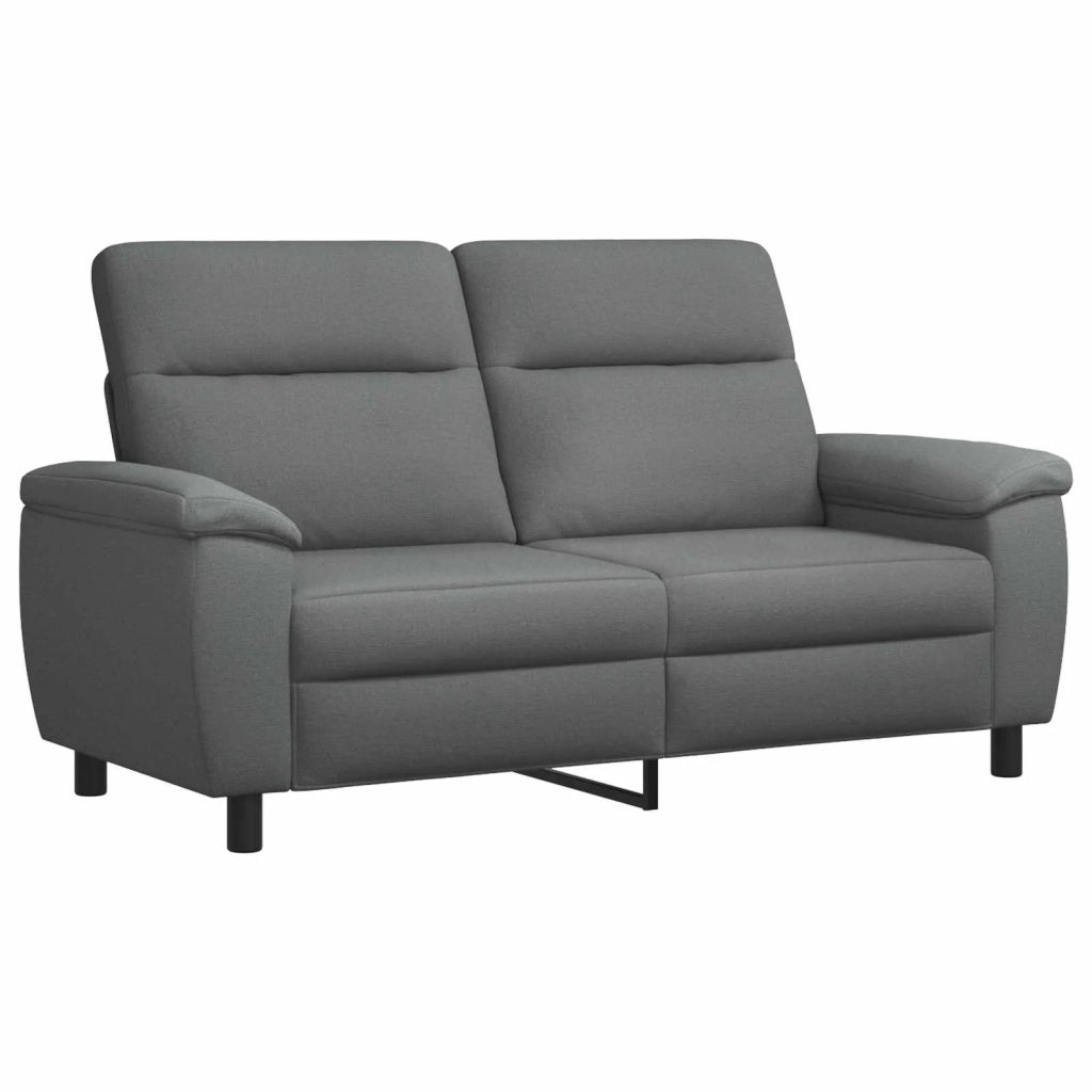 Set di divani 2 pcs Grigio Scuro Tessuto 3430713