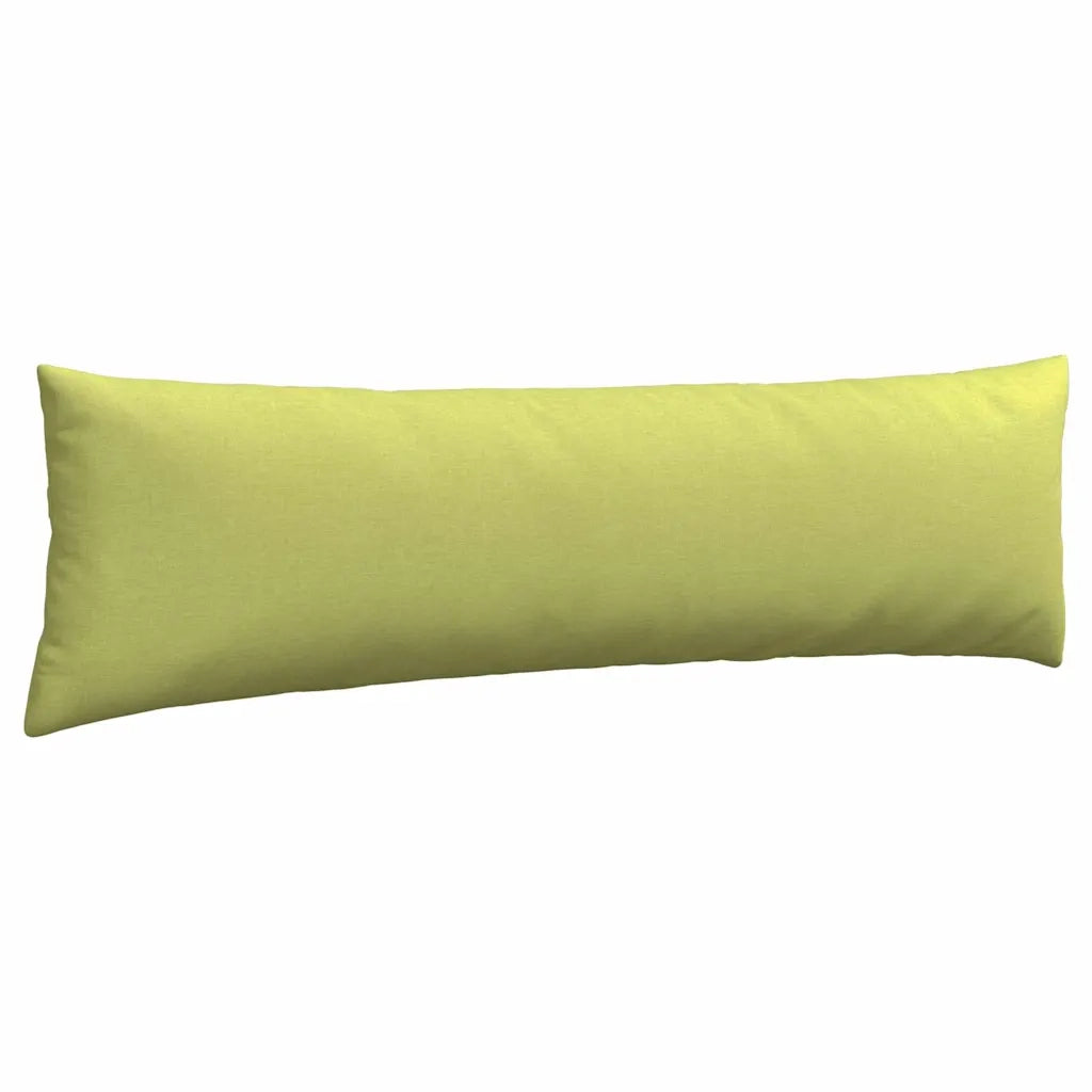 Cuscini da Divano 2 pz-Set di 2 Cuscini per Sofa Verde chiaro 145 x 40 cm Tessuto