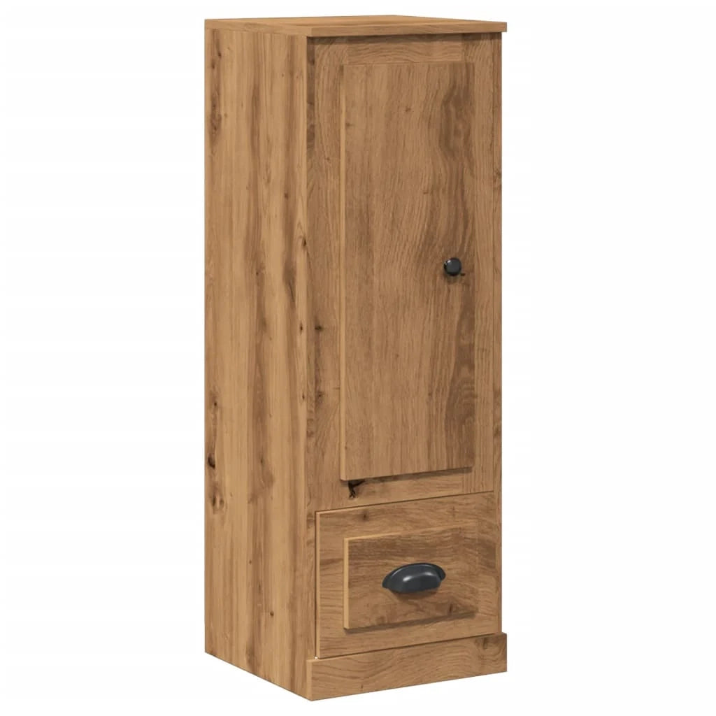 Buffet credenza cassettiera mobiletto mobile contenitore organizer cucina soggiorno salotto alto fatto a mano 36 x 35,5 x 103,5 cm legno ingegnerizzato marrone 02_0033161