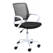 Sedia girevole per bambini AKORD FD6 in tessuto Bianco Nero