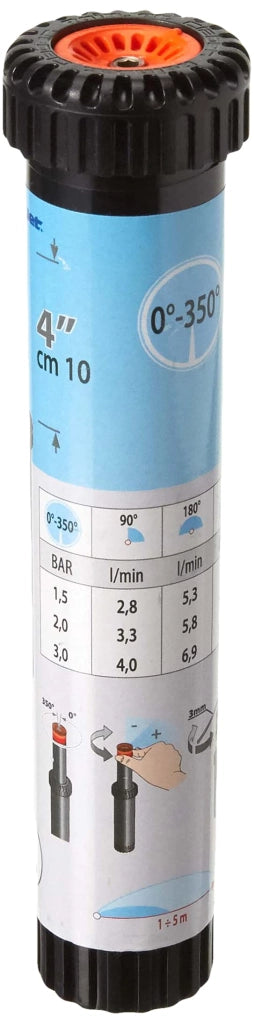 Irrigatore Pop Up Statico Regolabile Art 90006 Alzo Claber 10 cm