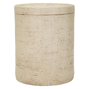 Gaka, Tavolino da Salotto Adatto per Indoor/outdoor, 42x51x42h cm Bianco Marmo