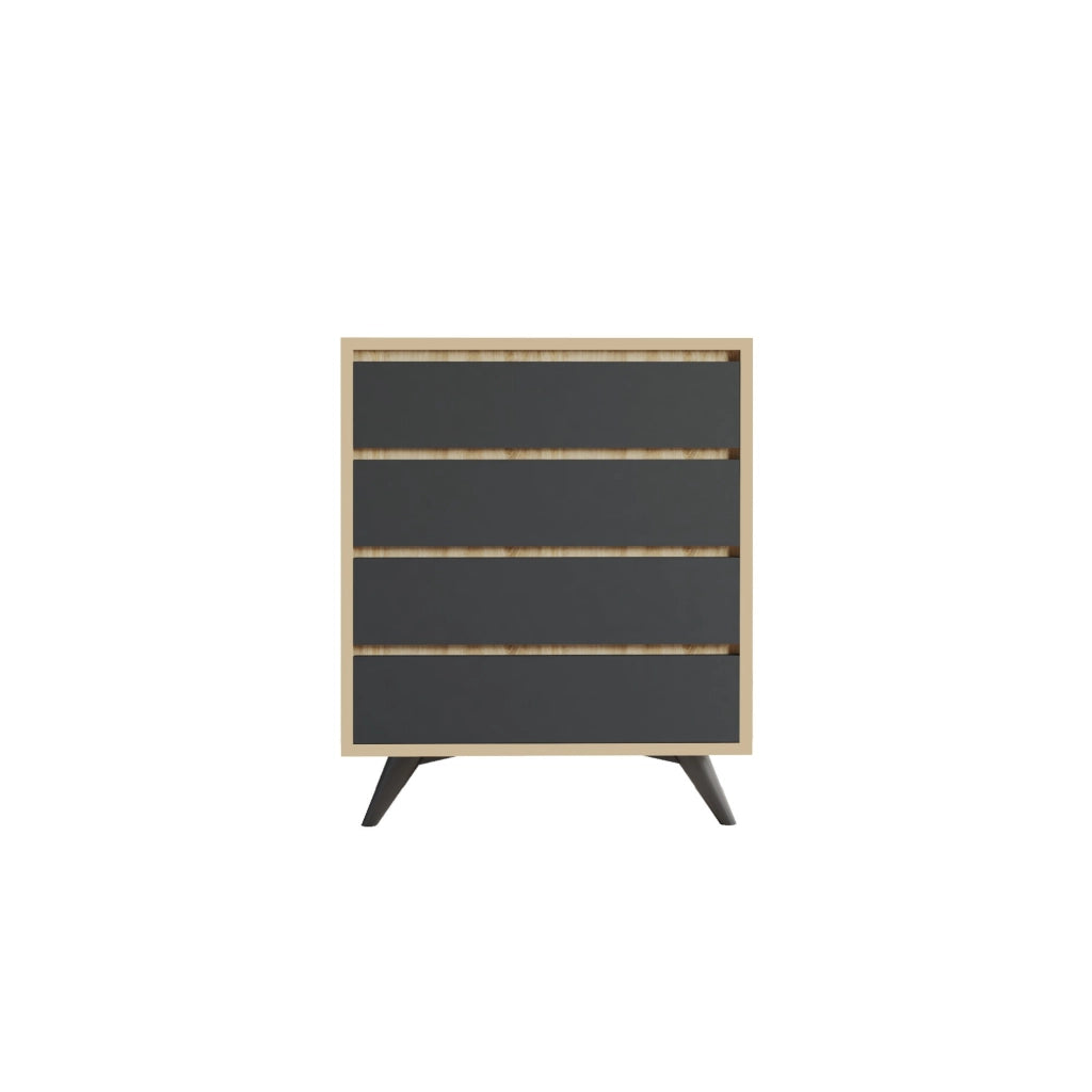 Cassettiera in legno "Suvera" - 70 x 40 x 86 cm - Marrone