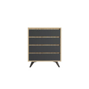 Cassettiera in legno "Suvera" - 70 x 40 x 86 cm - Marrone