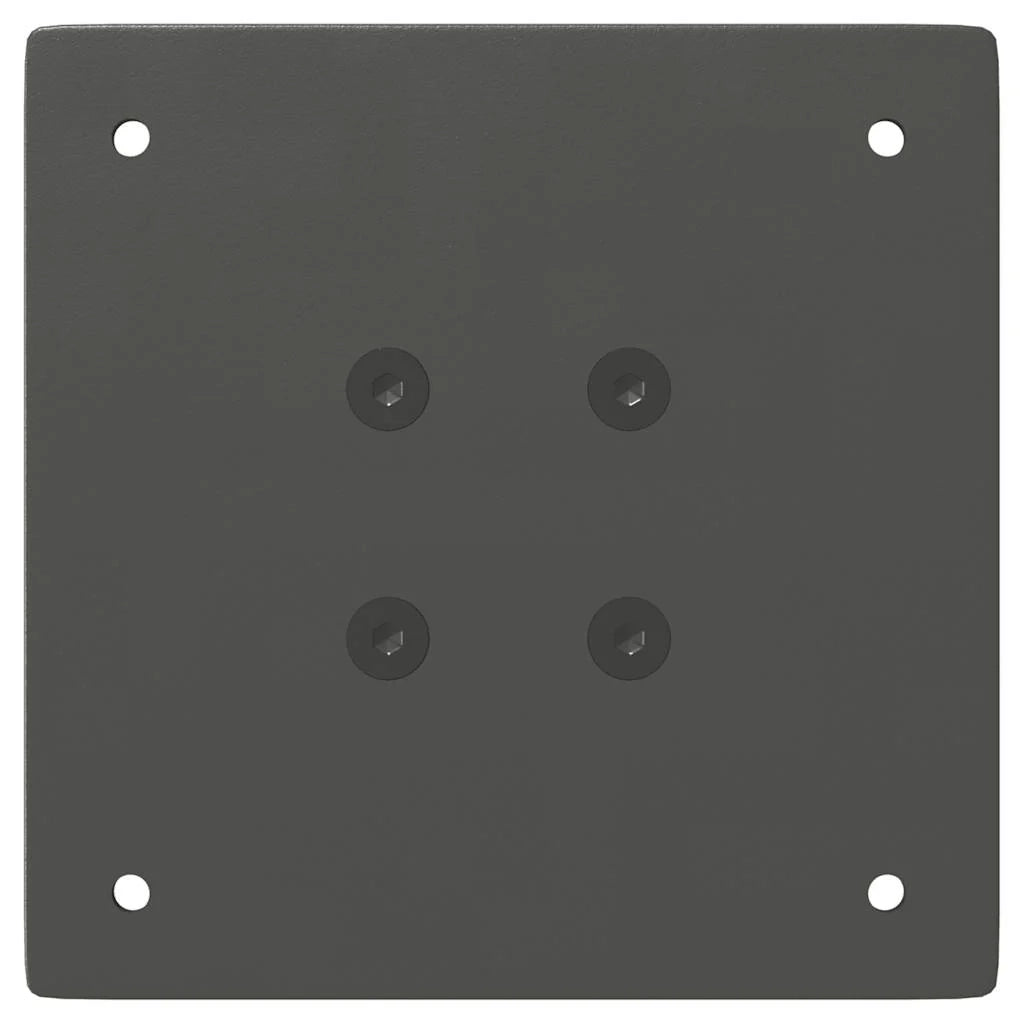Set di 4 gambe modulari per tavolino da caffè 30 cm design estetico moderno 40 x 40 x 1,2 mm acciaio antracite 02_0056783