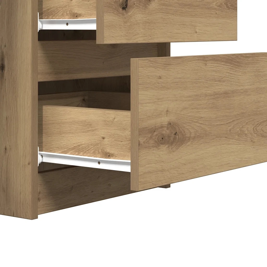 Scrivania Rovere Artigianale 140x50x77 cm in Legno Multistrato 855961