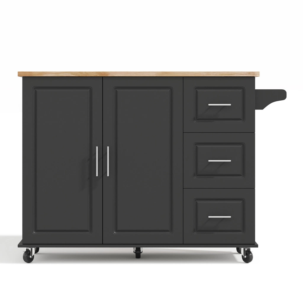 Tavolo da Cucina Pieghevole con Cassetti e Ripiano ¨C MINIMAL ¨C Rovere, 137x43x92 cm