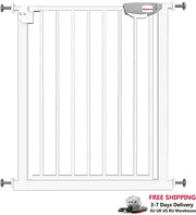 Barriera per porte e scale per animali domestici, altezza 100 cm, sicurezza per animali domestici, chiusura automatica