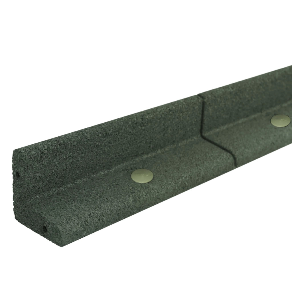 Bordura Flessibile da Giardino 46 x 1,2 m Verde con Martello in Gomma