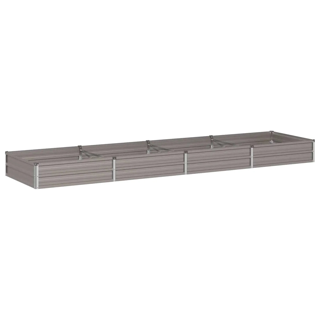 Letto rialzato da giardino Ruggine 320 x 80 x 24 cm cartone 8006501