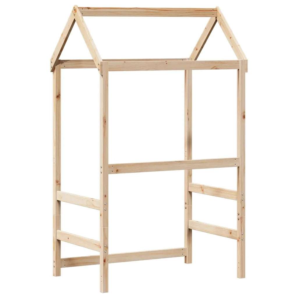 Tetto per Letto Bambini 98x70x176,5 cm Legno Massello di Pino