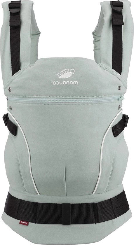 Trasportino ergonomico per neonati e bambini da 35 kg con peso massimo di 20 kg - Cintura anatomica per l'anca - Unico modello Verde Borsa di trasporto