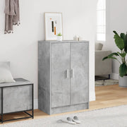 Scarpiera Grigio Cemento 60x35x92 cm in Truciolato cod mxl 47882