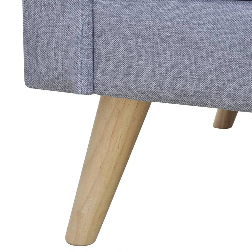 Divano letto a 3 posti letto trasformabile per gli ospiti divano letto per soggiorno pieghevole per uso interno tessuto grigio chiaro 02_0019620