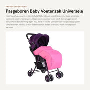 Zak per piedi universale - Impermeabile - 300D stoffa Oxford - Adatto per passeggini - Dimensioni 60x40 cm - Sacchetto per piedi per bambini