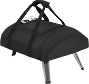 Ovenhoes per Ooni Koda 16, 600D Impermeabile Tasca per Pizza Oven con Tessuto Oxford Tasca per Pizza Oven con Nuovo Coperchio con Chiusura a Bottone Accessori per Pizza Oven - Nero (66 x 60 x 22 cm)