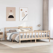 Letto senza Materasso 180x200 cm in Legno Massello di Pino 3305767