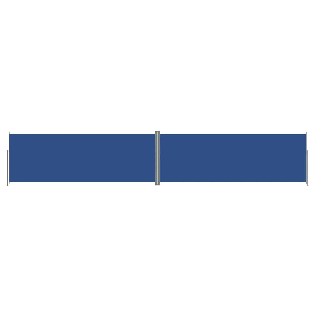 Tenda da sole laterale retrattile/schermo privacy per patio giardino terrazza balcone 220 x 1200 cm blu 02_0007150