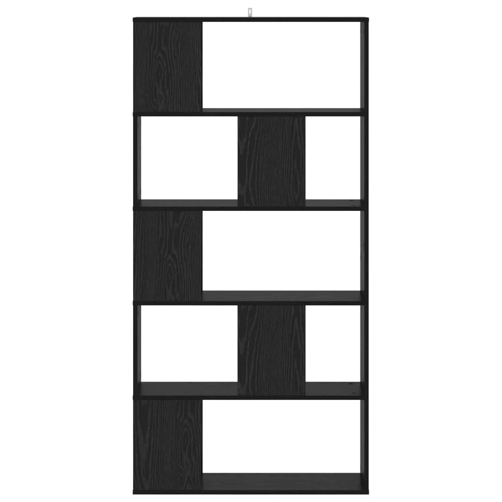 Libreria Rovere nero 80,5 x 23,5 x 162,5 cm PB 8010956