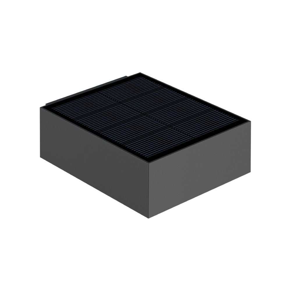 Alca power lampada proiettore solare da parete con pir e crepuscolare 1000lm