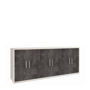 Mobile 6 Ante Kit Ossido Bianco cm 203x41x84h - Sarmog