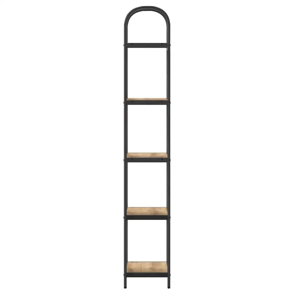 Libreria-Scaffale per Libri-Mobile di Stoccaggio Rovere artigianale 40 x 30 x 183 cm Legno multistrato 388740