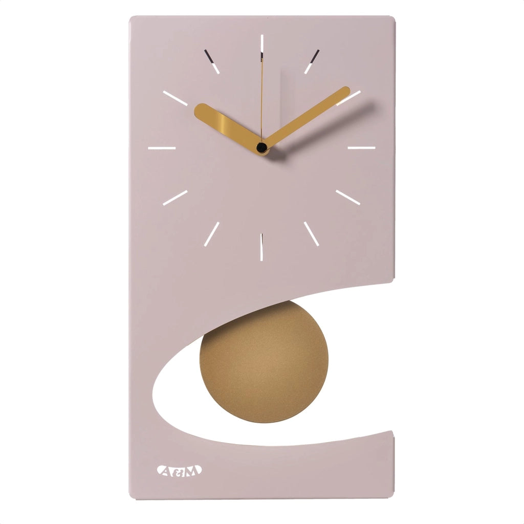 Orologio da parete di design moderno Eclipse pendolo Gelso
