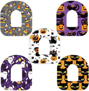 Sensorhoezen acqua resistenti Halloween - 25 pezzi - 10x8,4 cm - Stoffa non tessuto - Disegni pratici