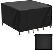 Copertura per mobili da giardino, copertura per tavolo da giardino, impermeabile, copertura per protezione mobili da giardino, 125x125x74CM