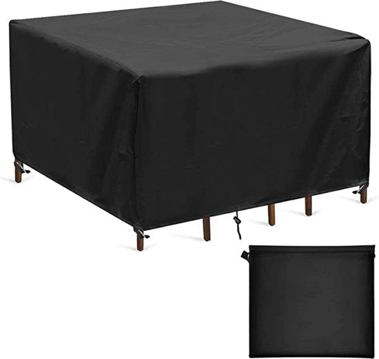 Copertura per mobili da giardino, copertura per tavolo da giardino, impermeabile, copertura per protezione mobili da giardino, 125x125x74CM