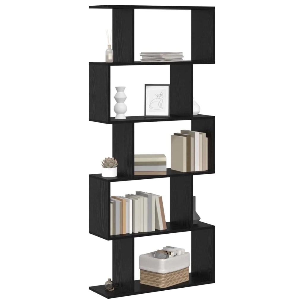 Armadio per Libri Rovere Nero 70 x 24 x 161 cm 879669