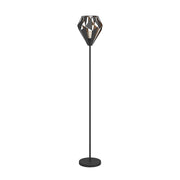 Piantana Vintage Carlton 1 Acciaio Nero 1 Luce E27