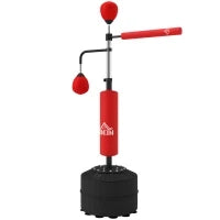 Sacco da boxe autoportante 4 in 1 88 x 50 x 160-230 cm Rosso