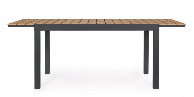 Tavolo allungabile in alluminio Elias 140/200x90 cm
