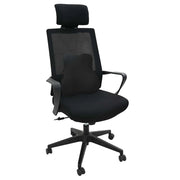 Cuscino lombare Nero Schiuma Memory 40 x 40 x 11 cm CFW8742007