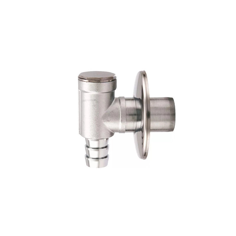 Sifone a muro per lavatrice da 3/4" in ottone cromato – Art. 390 – uso scarico lavatrice – ITAP