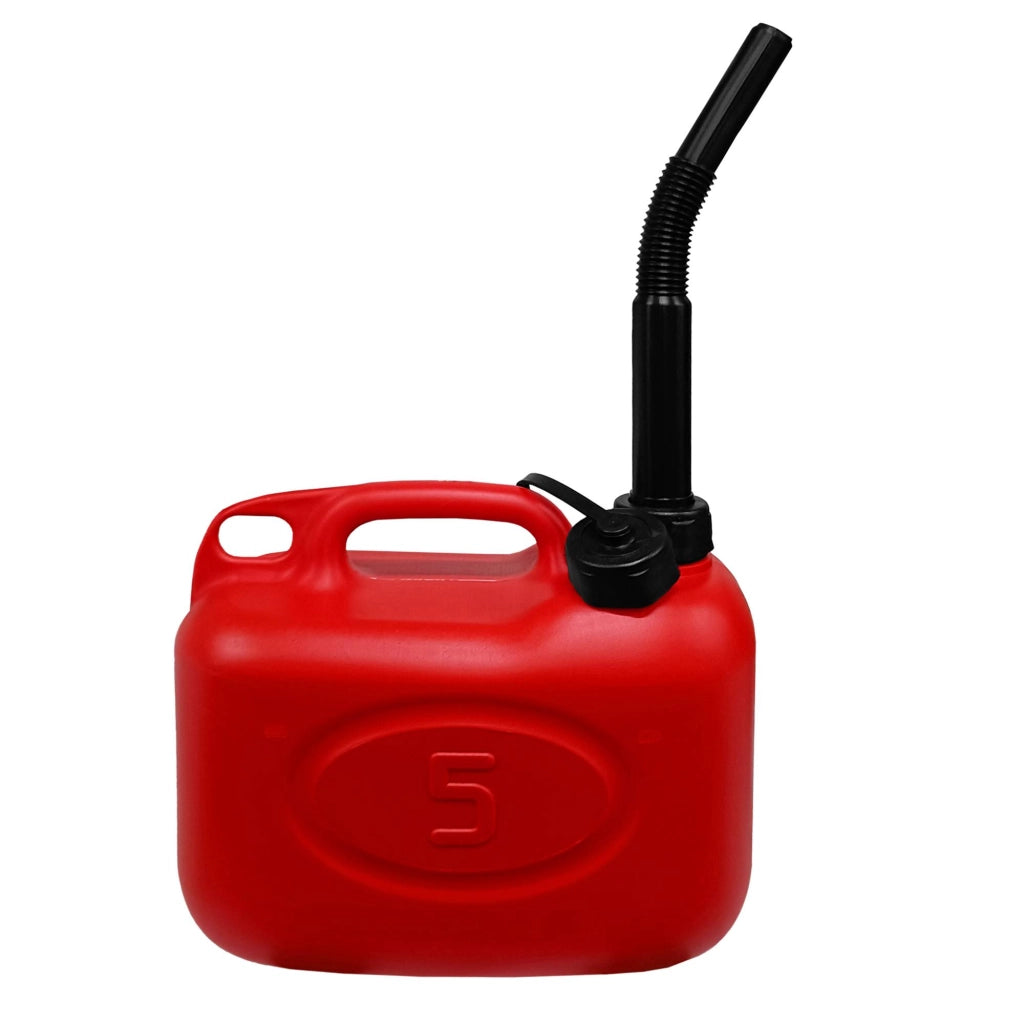 Tanica Benzina Rossa in Plastica 5L,10L o 20L 5 LITRI