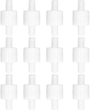 Valvola di ritorno 12 pezzi - Resistente all'ozono - Alta resistenza alla temperatura - Corrosione resistente - Materiale PE - Duraturo e resistente agli urti - Valvola di controllo