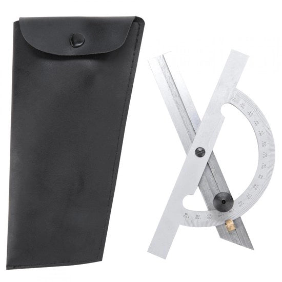 Gradenboog Verstelbaar per Angolo - Misuratore per Angoli - Lame in Acciaio di Carbonio - 100 x 150 mm - Precisione nella Misura