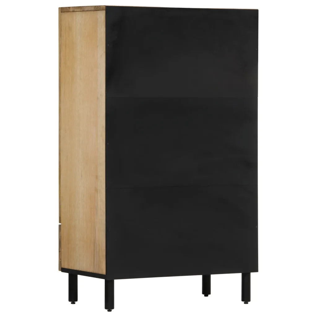 Credenza-Buffet-Armadio da cucina 60x33x110 cm in Legno Massello di Mango 326562