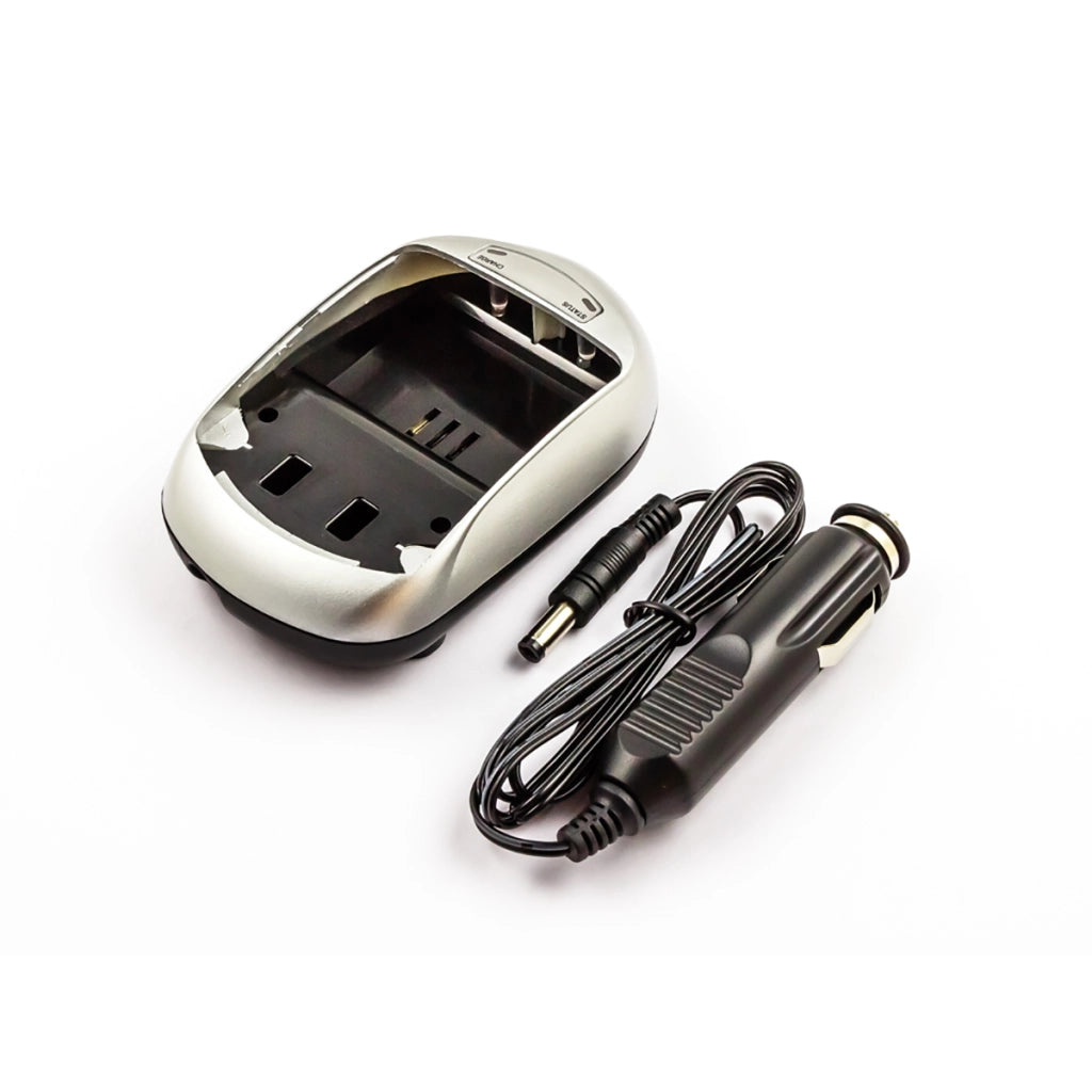 Caricabatterie Universale Batteria Li-ion per Fotocamera e Videocamera Nero / Argento Avizar
