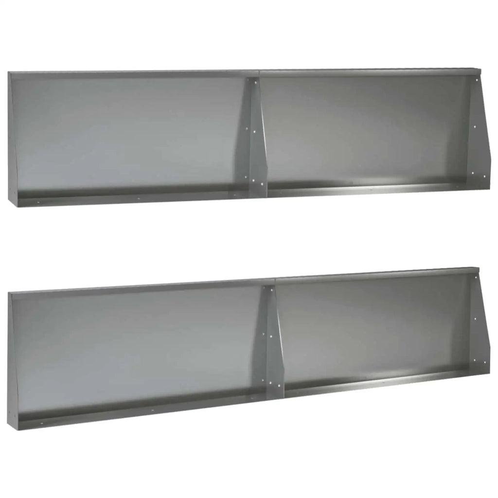 Muro di contenimento 4 pz 100 x 12 x 50 cm Acciaio zincato 3449049