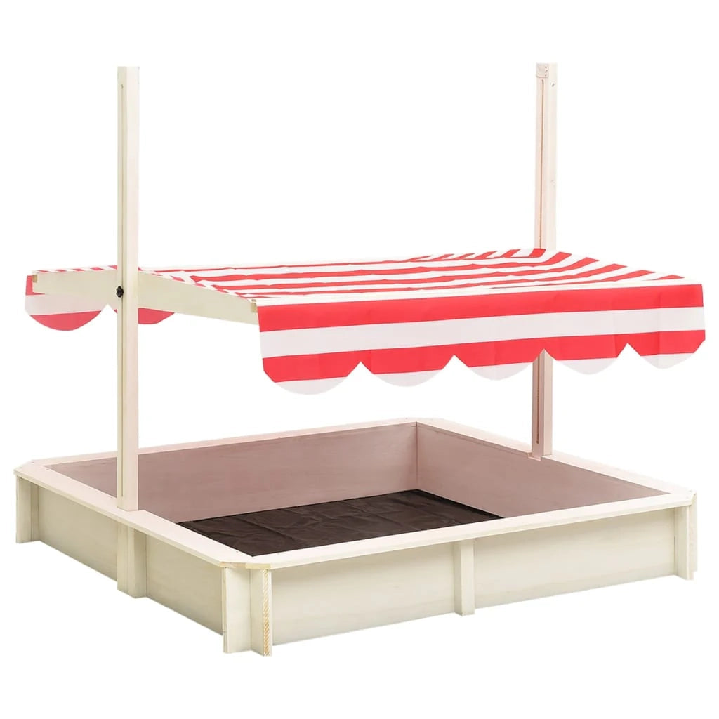 Sabbiera con tetto regolabile legno di abete bianco e rosso UV50 02_0005059