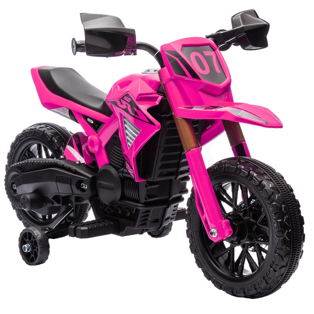 Motocicletta Elettrica per Bambini ¨C zephmum ¨C Rosa
