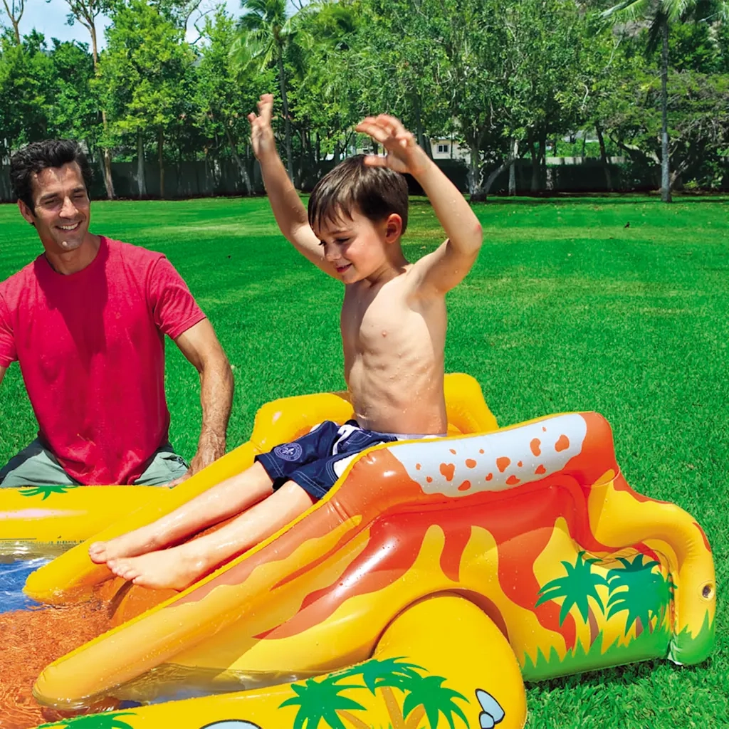 INTEX Piscina Gonfiabile Dinosaur Play Center 249x191x109 cm 57444NP 91525