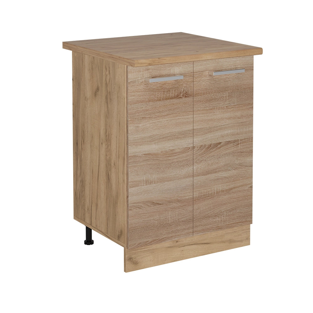 Mobiletto base cucina R-Line Sonoma/Rovere dorato 60 cm, PL Rovere Vicco