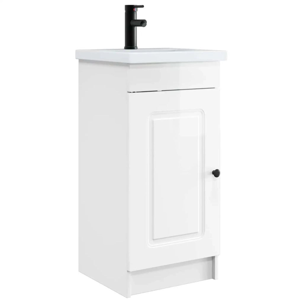 Mobile da bagno con lavabo Bianco Lucido 42 x 40 x 84,5 cm